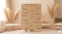 🪪 Tableau en Bois Gravé « Mon Identité en Christ »