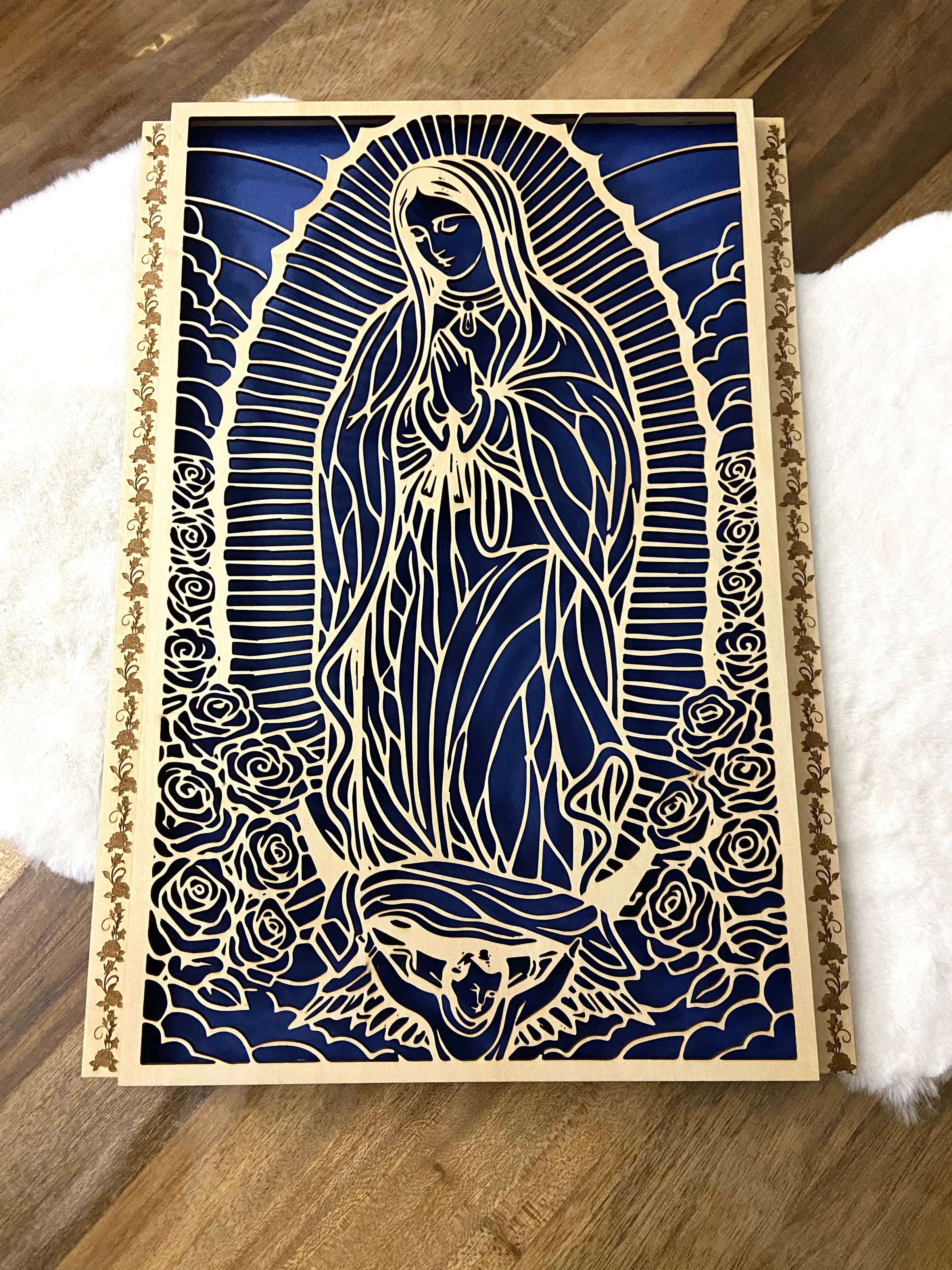 💡Tableau Lumineux « Vierge Marie »